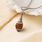 Rudraksha Hanuman Gada Pendant