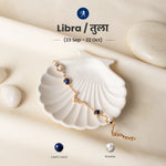 Libra (तुला राशि) Zodiac Metal Bracelet for Women