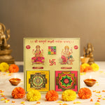 Shree Sampurna Lakshmi Ganesh Yantra (9*9 inch)