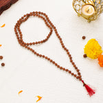 5 Mukhi Rudraksha Mala - 7mm, 108+1 beads