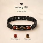 Aries Zodiac Metal Bracelet