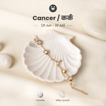 Cancer (कर्क राशि) Zodiac Metal Bracelet for Women