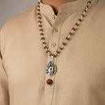Shiv Rudraksha Mala with Adiyogi Shiv Pendant