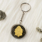 Ganesh Ji Pyrite Keychain