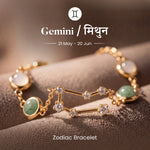 Gemini (मिथुन राशि) Zodiac Constellation Bracelet for Women