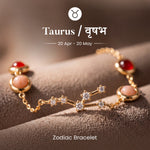 Taurus (वृषभ राशि) Zodiac Constellation Bracelet for Women