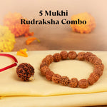 5 Mukhi Rudraksha Combo