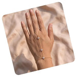 Morva Floral Hand Chain Bracelet for Women
