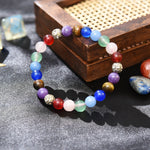 7 chakra bracelet real stones