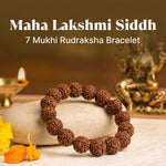 Maha Lakshmi Siddh 7 Mukhi Rudraksha Bracelet