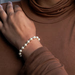Silver South Sea Pearl Bracelet- Bracelet.
