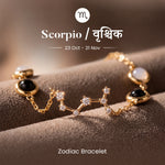 Scorpio (वृश्चिक राशि) Zodiac Constellation Bracelet for Women