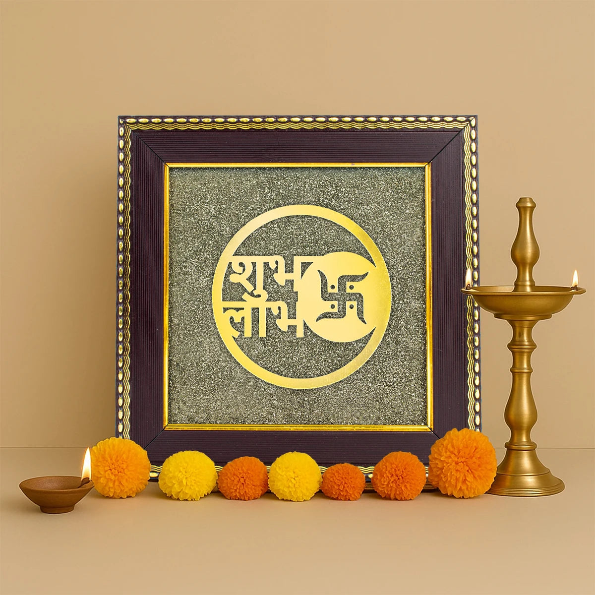 Shubh Labh on Raw Pyrite Frame