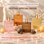 Complete Crystal Eau de Parfum Collection Set of 4 – Money, Dhan Yog, Confidence & Love & Peace, 4 × 100 ml