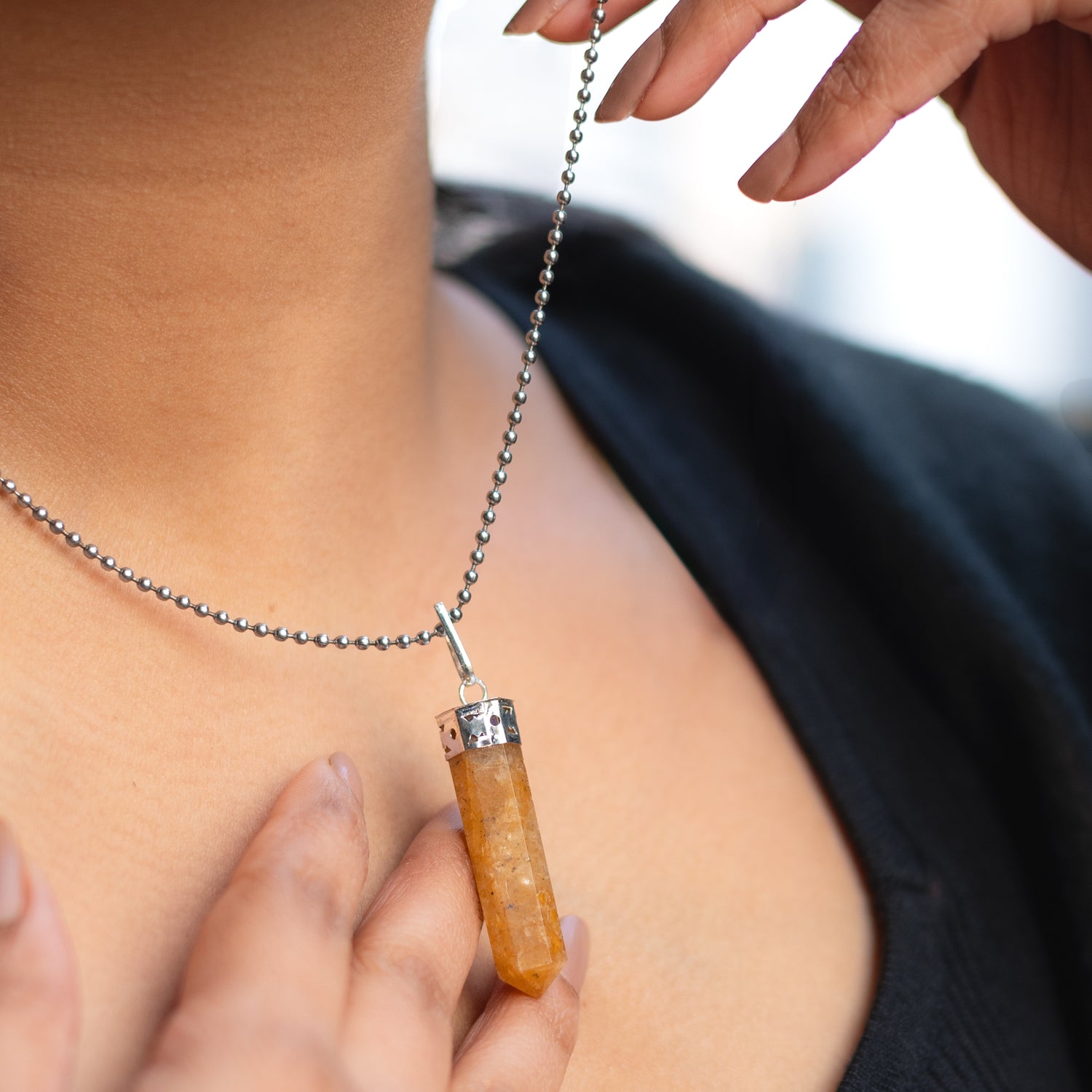 Yellow Aventurine Pendant- Pendant.