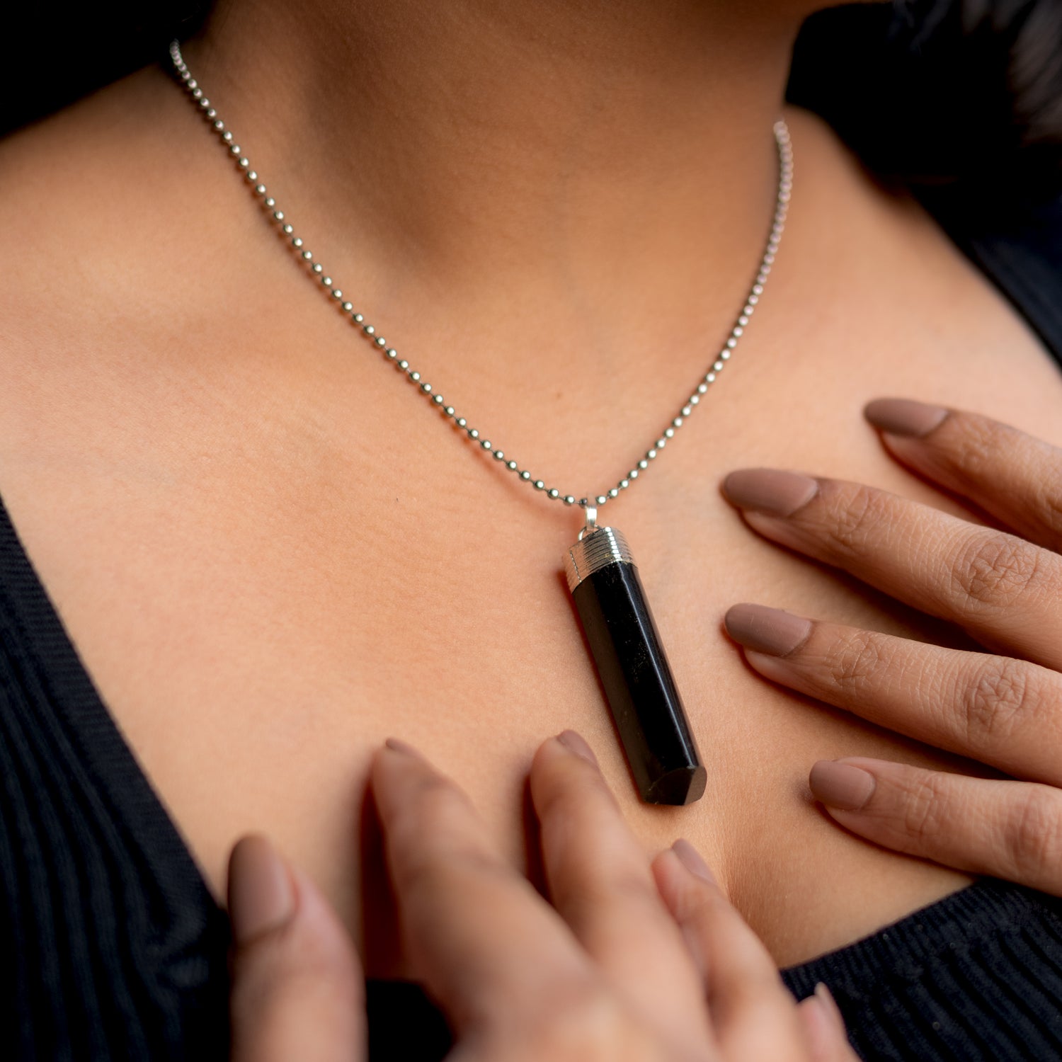 Black Tourmaline Pendant- Pendant.