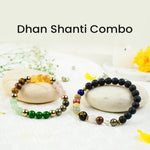 Dhan Shanti Combo - Dhan Yog Bracelet with Navgrah Bracelet