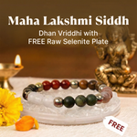 Maha Lakshmi Dhan Vriddhi with FREE Raw Selenite Plate