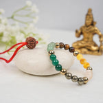 Dhan Yog Bracelet with 7 Mukhi Rudraksha