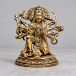 Brass Superfine Panchmukhi Hanuman Idol 3 Inch