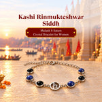 Rinmukteshwar Siddh Mulank 8 Saturn Bracelet with FREE Raw Selenite Plate