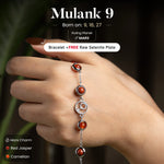 Mulank 9 Mangal Crystal Bracelet with FREE Raw Selenite Plate worth ₹729