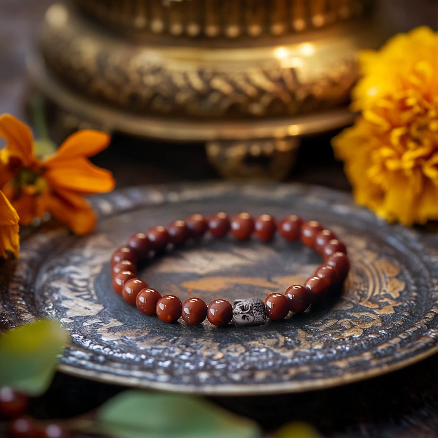 red jasper bracelet