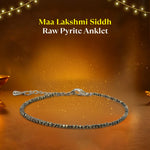 Maa Lakshmi Siddh Raw Pyrite Anklet