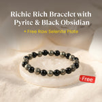 Richie Rich Bracelet with FREE Raw Selenite Plate