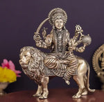 Brass Goddeess Durga Idol 5.5 Inch