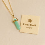 Amazonite Pencil Pendant (Kanya Rashi) Virgo