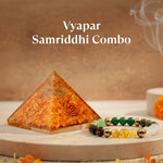 Vyapar Samriddhi Combo - Dhan Yog Bracelet with Citrine Pyramid