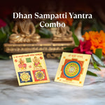 Dhan Sampatti Yantra Combo (2*2 inch)