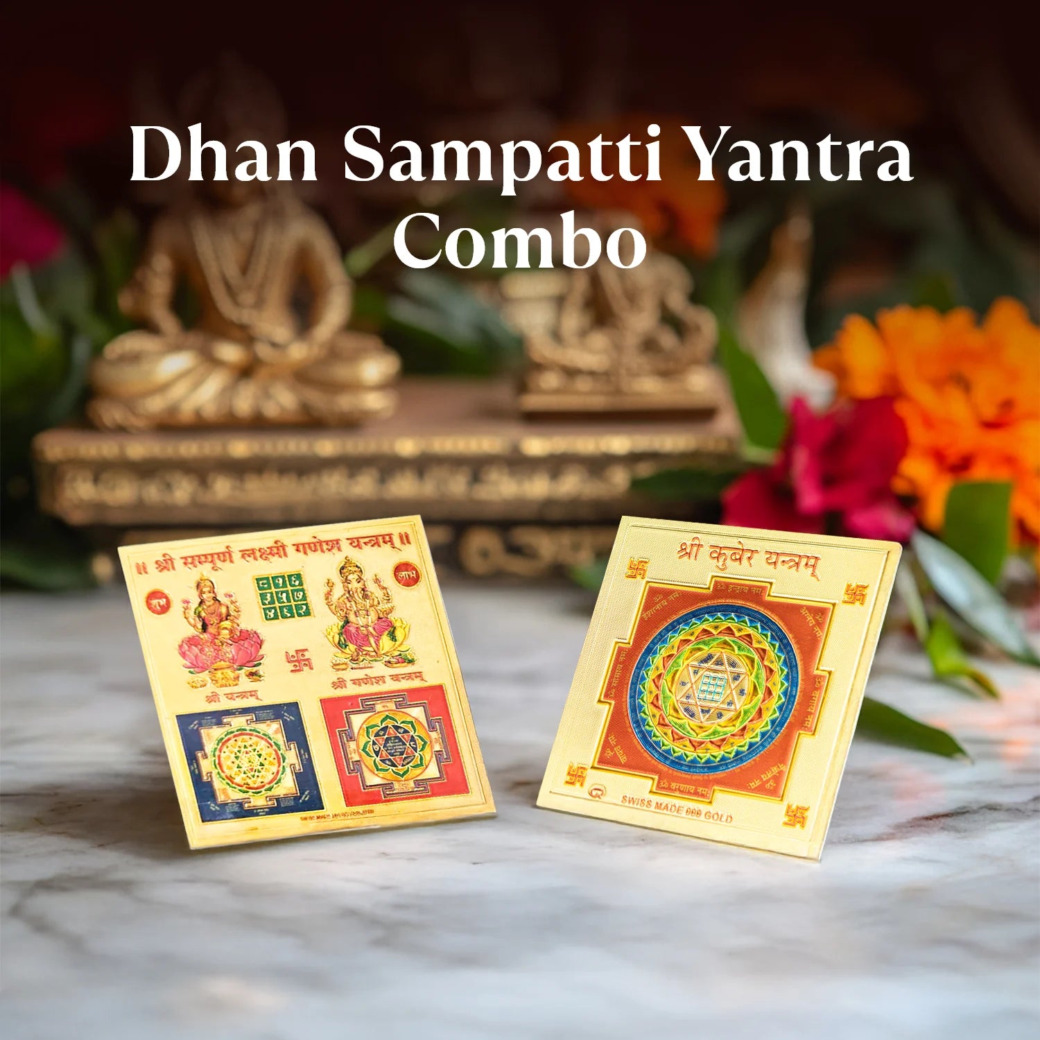 Dhan Sampatti Yantra Combo (2*2 inch)