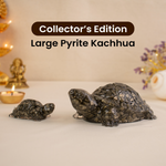 Collector’s Edition Pyrite Tortoise (Kachhua) - Big Size - 8x heavier