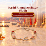 Rinmukteshwar Siddh Taurus Zodiac Constellation Bracelet for Women with Free Selenite Plate