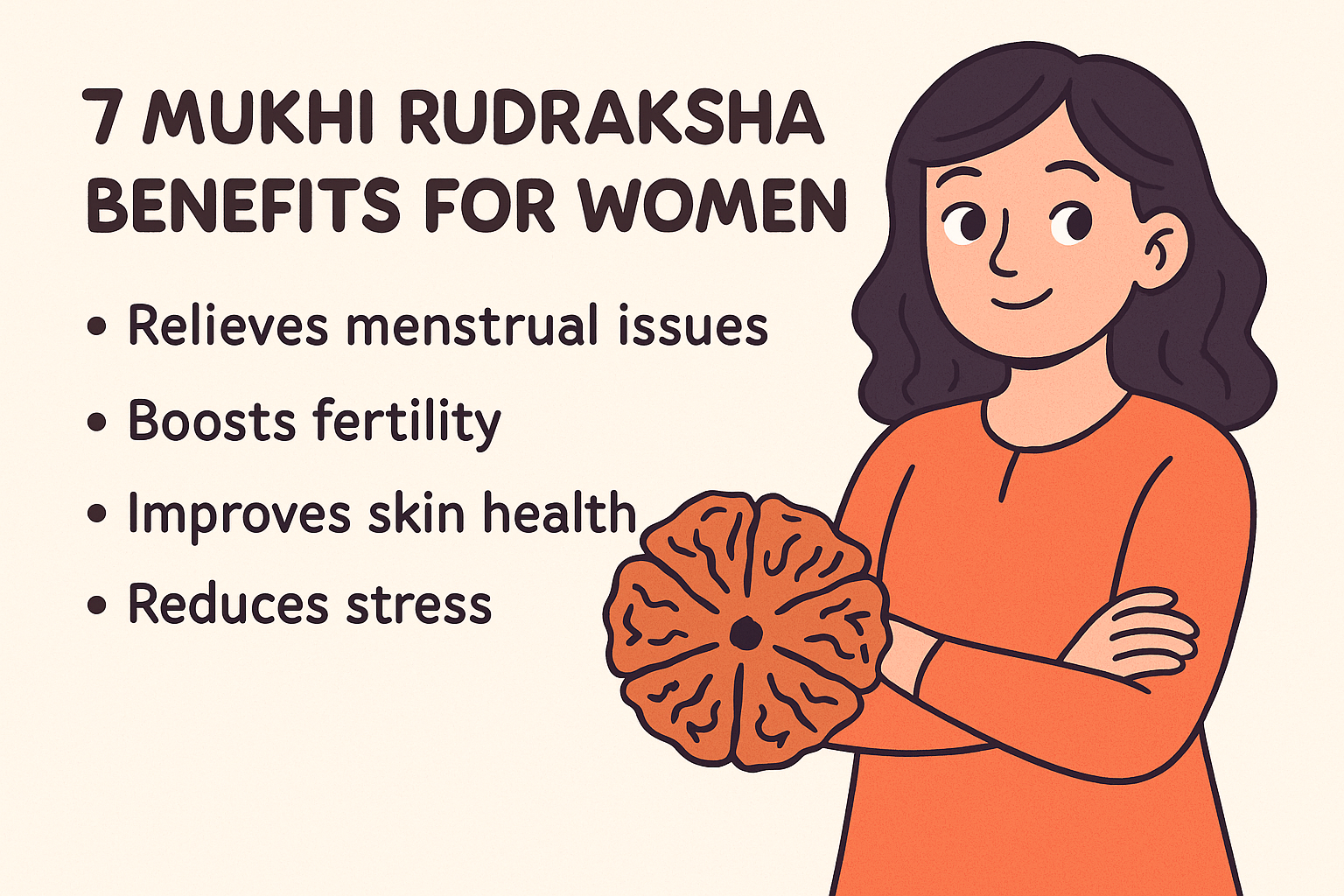 7 mukhi rudraksha Benefits For Women