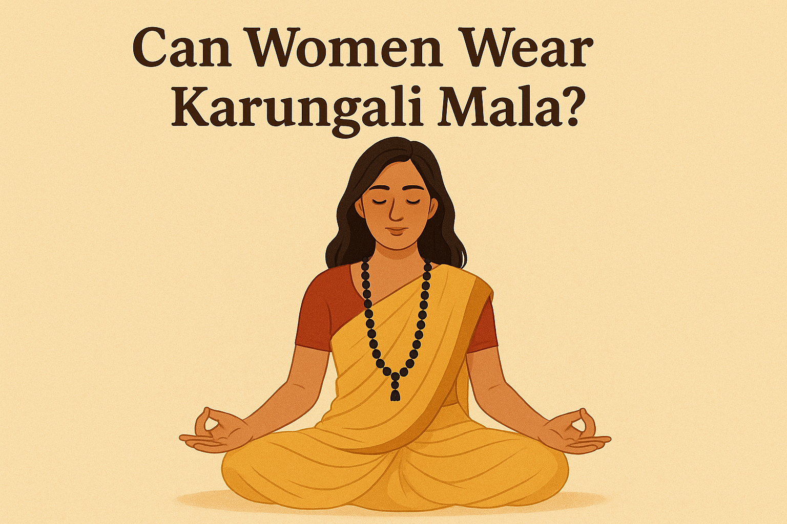 Can Women Wear Karungali Mala?