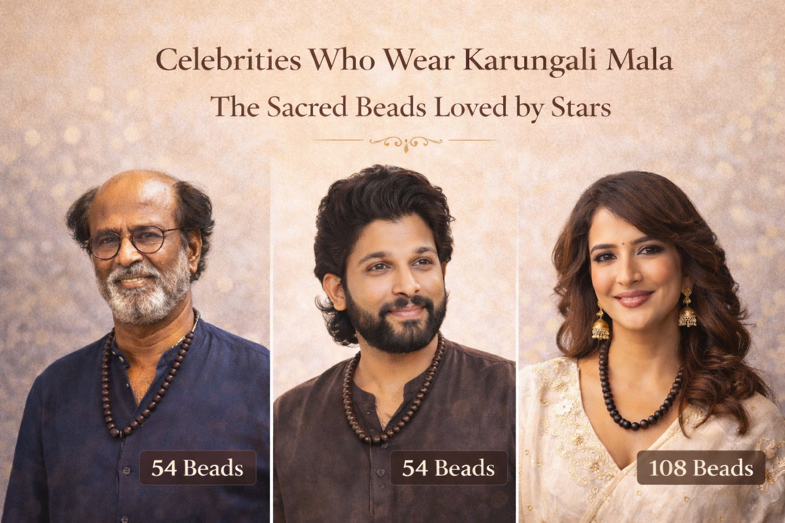Celebrities Who Wear Karungali Mala