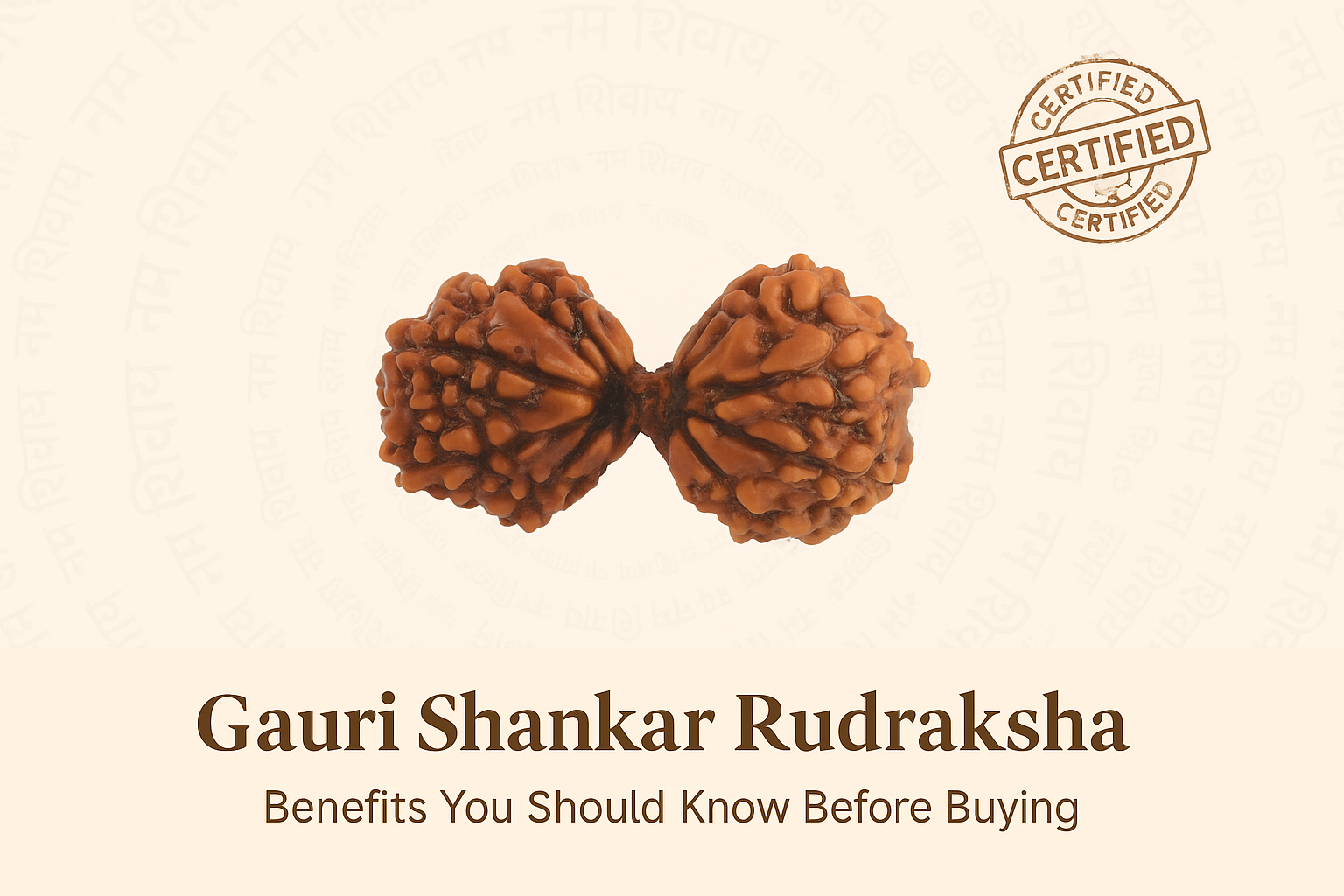 Gauri Shankar Rudraksha Benefits