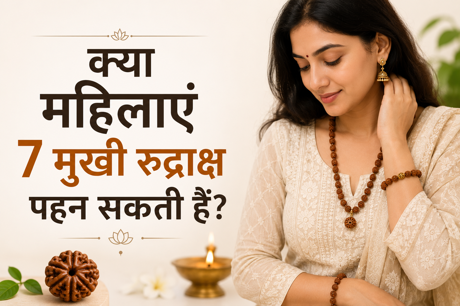 क्या महिलाएं 7 मुखी रुद्राक्ष पहन सकती हैं