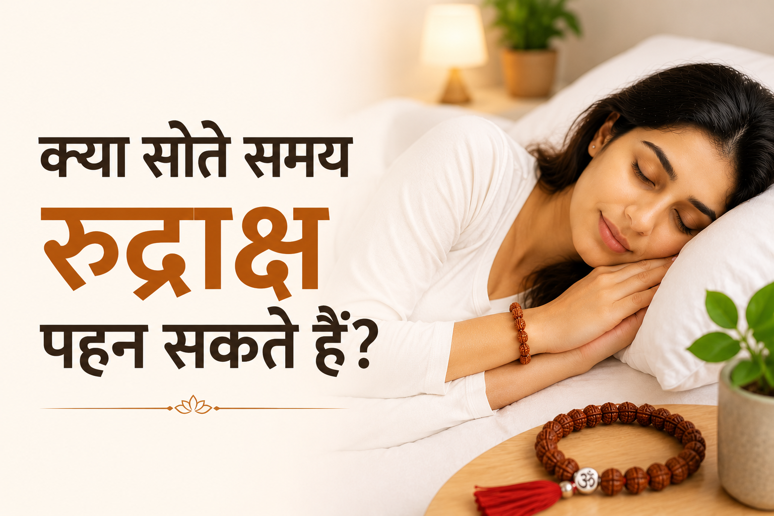क्या सोते समय रुद्राक्ष पहन सकते हैं?