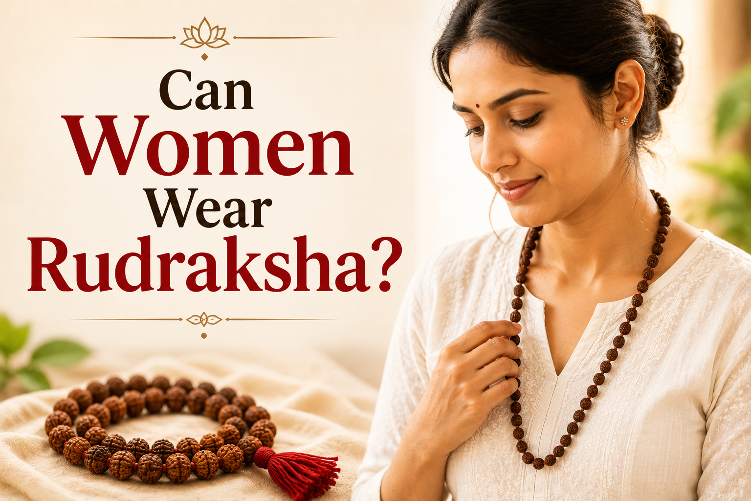 Can Women Wear Rudraksha