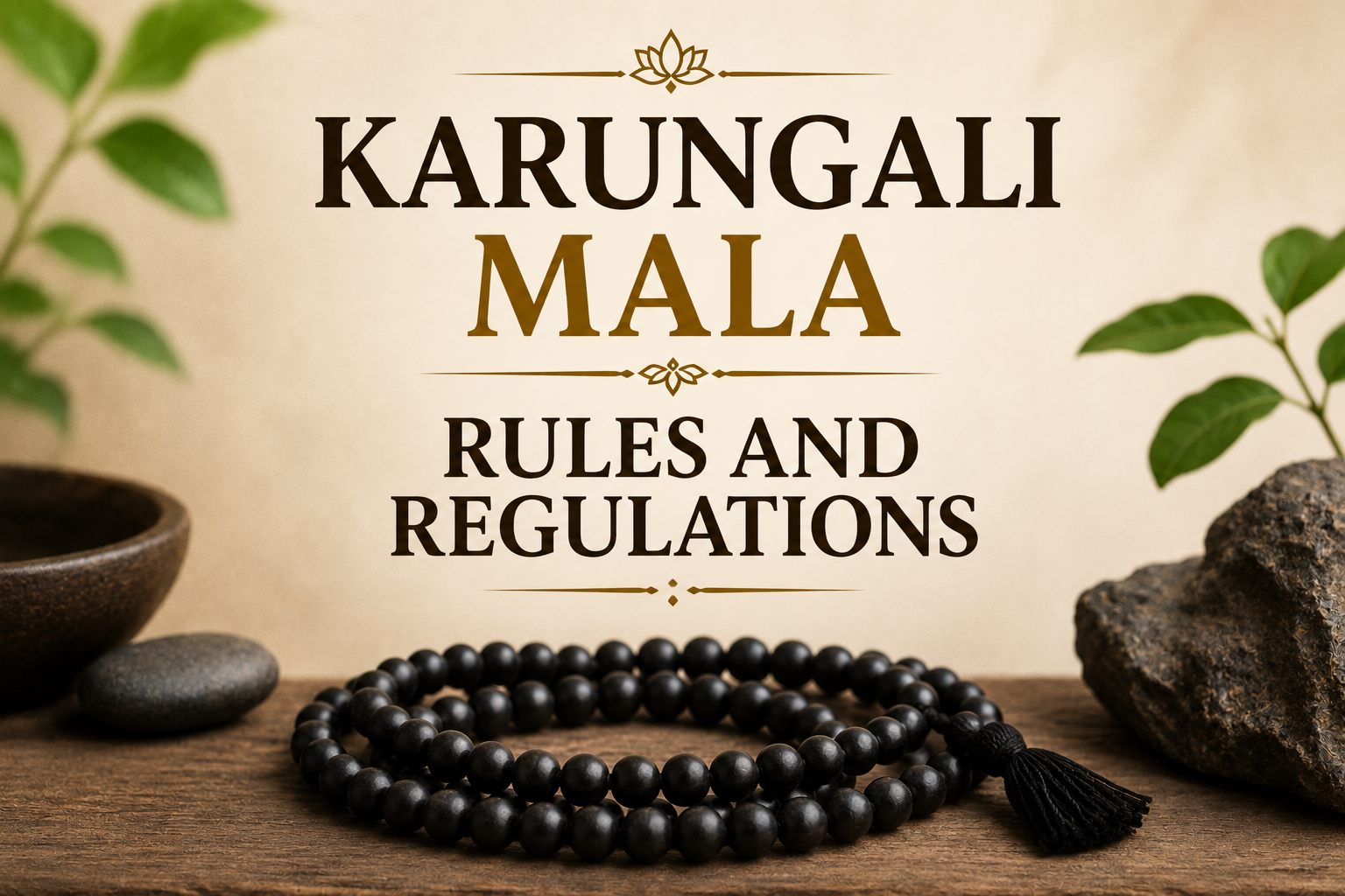 Karungali Mala Rules and Regulations: Complete Guide to Wearing, Caring & Benefits