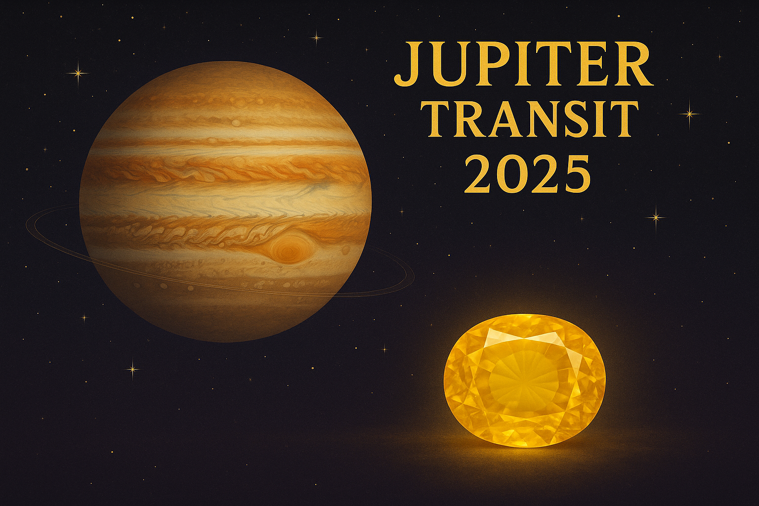 Jupiter Transit 2025: Dates, Effects, Remedies, Gemstones and Rashi-Wise Predictions