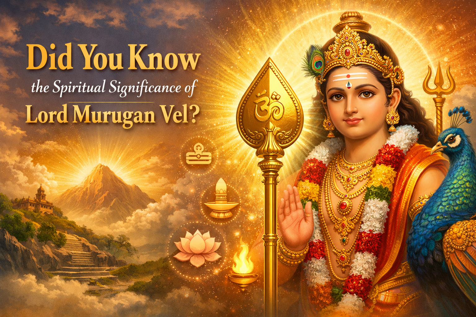 Spiritual Significance of Lord Murugan Vel