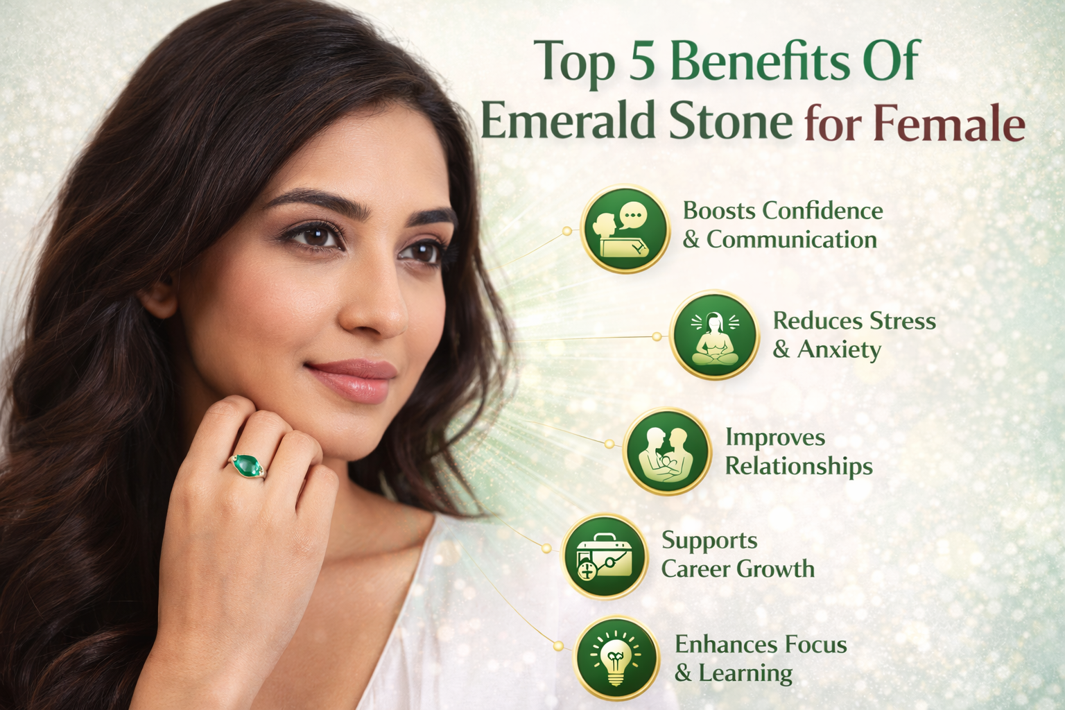 Emerald Stone Benefits for Women