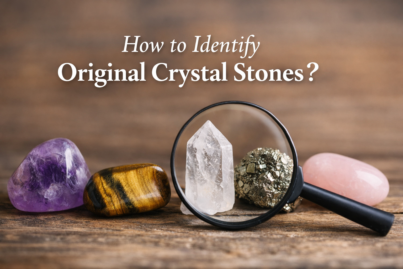 How to Identify Original Crystal Stones?