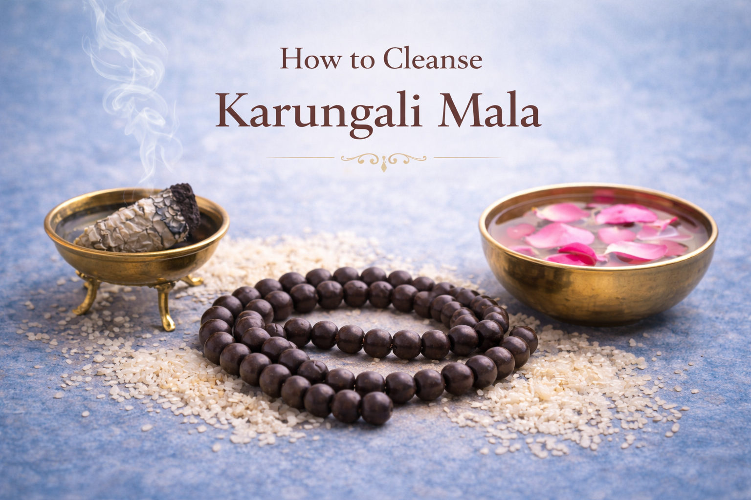 How to Cleanse Karungali Mala