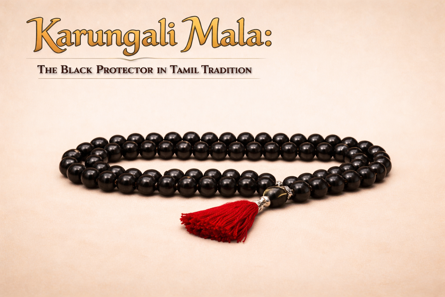 Why Karungali Mala Is Called the Black Protector in Tamil Tradition?